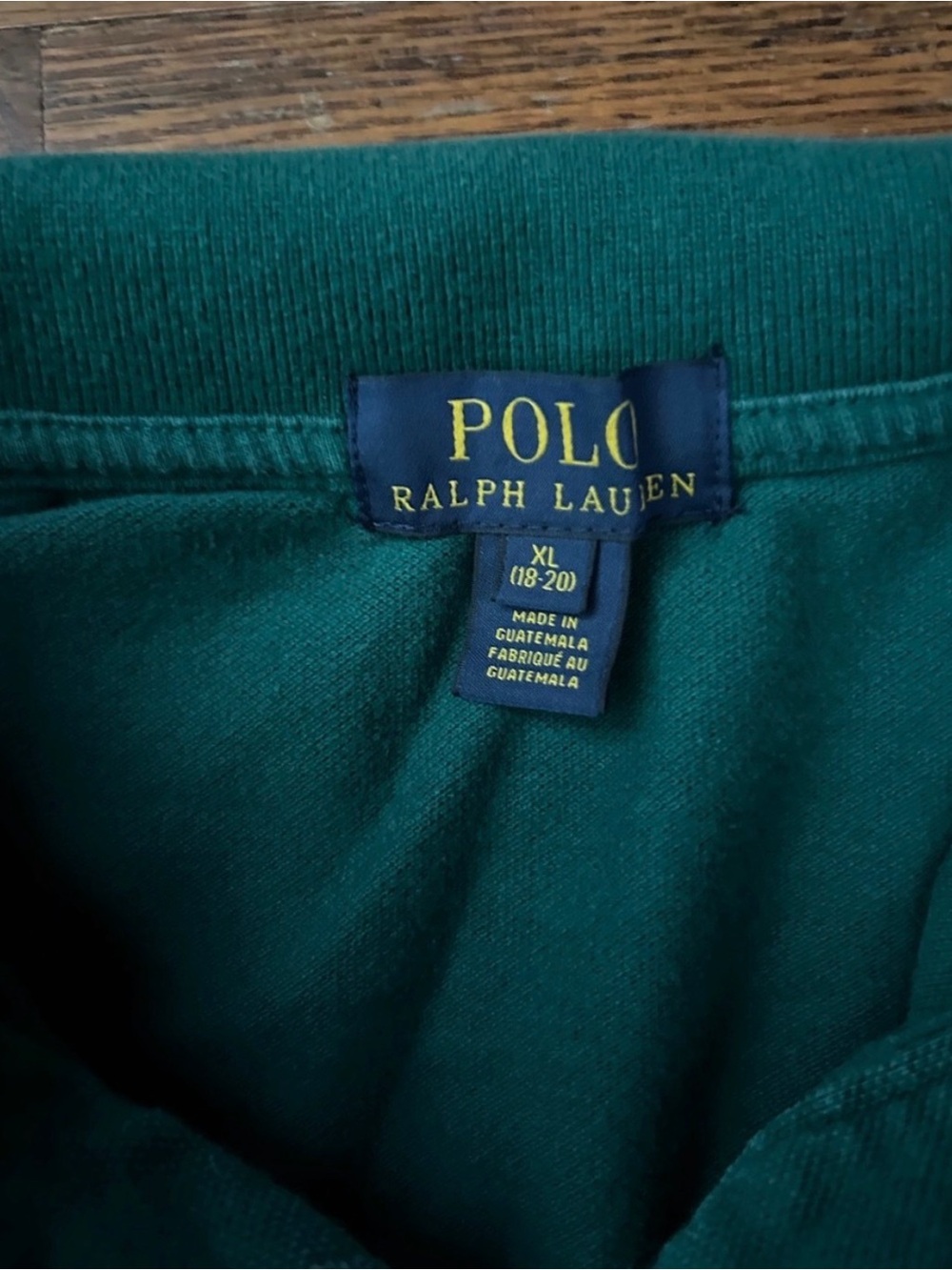 Polo by Ralph Lauren Green Short-Sleeve Polo with Yellow Pony - Picture 2 of 3